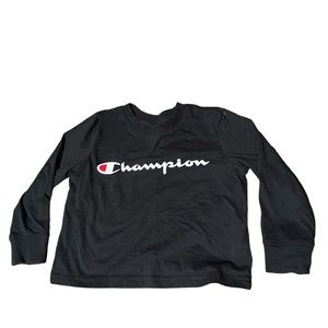 Boys Black Champion Long Sleeve size 4